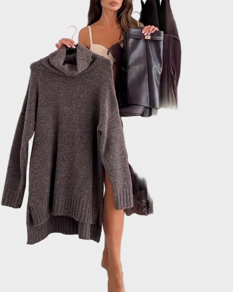 Δύο τεμαχίων casual σετ με δαντελένιο ζιβάγκο