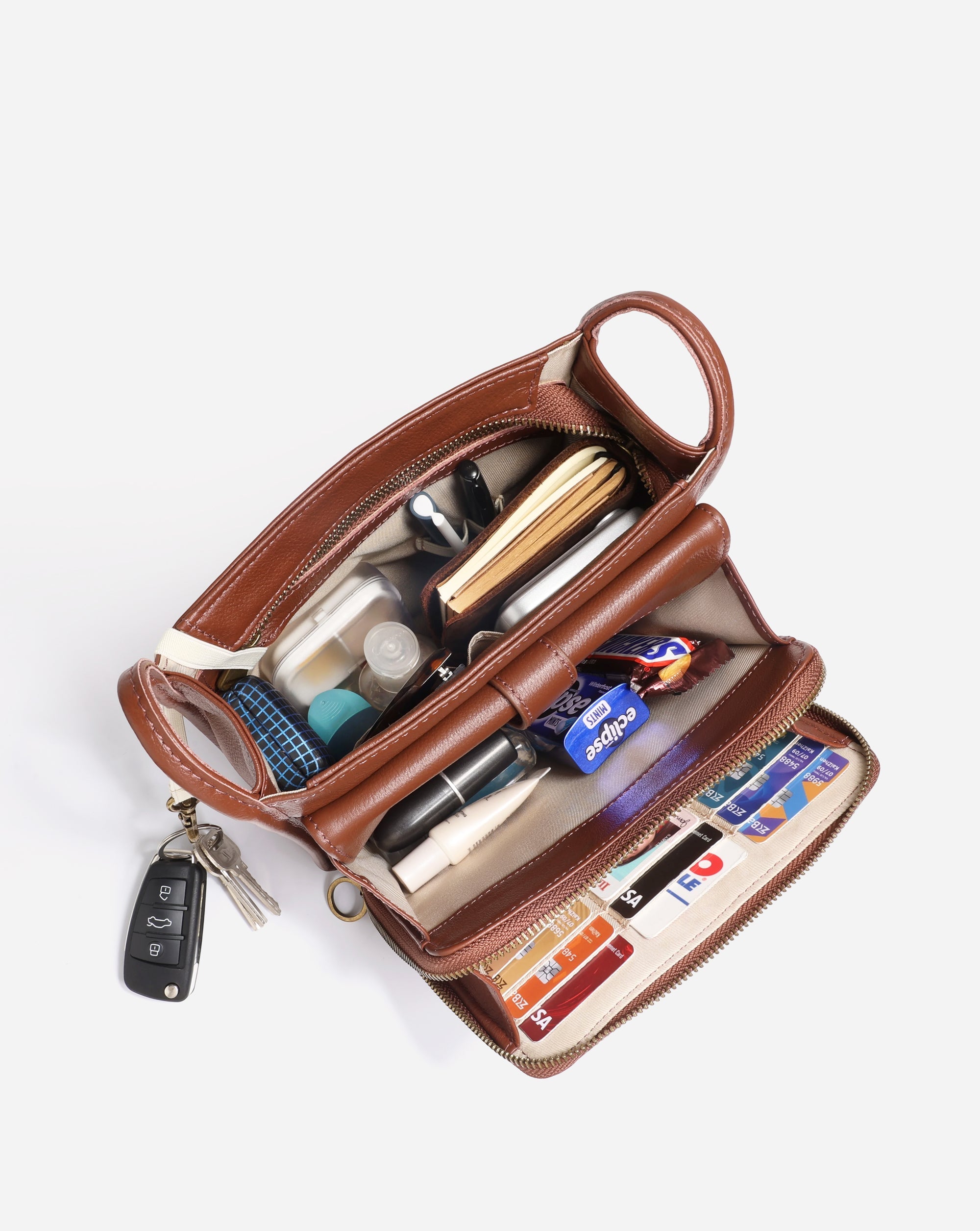 Athena - Μίνι Τσάντα Crossbody / Πορτοφόλι 2.2L με Μοναδικό Σχέδιο (Unique Design Mini Crossbody Bag / Wallet 2.2L)