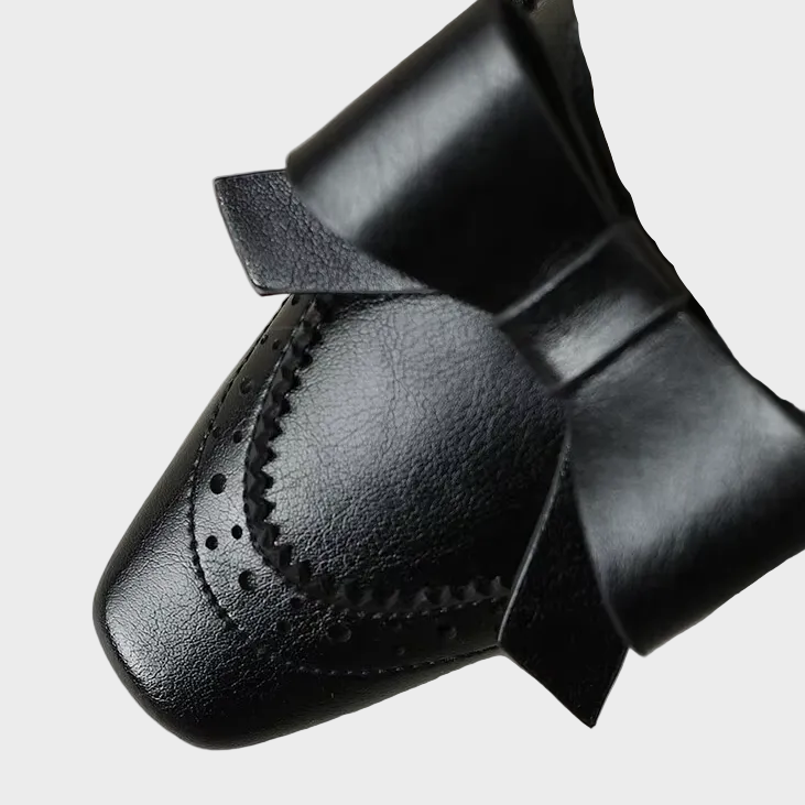MELENA ΠΕΔΙΛΑ ΜΕ ΦΙΟΓΚΟ (BOW HEELS)