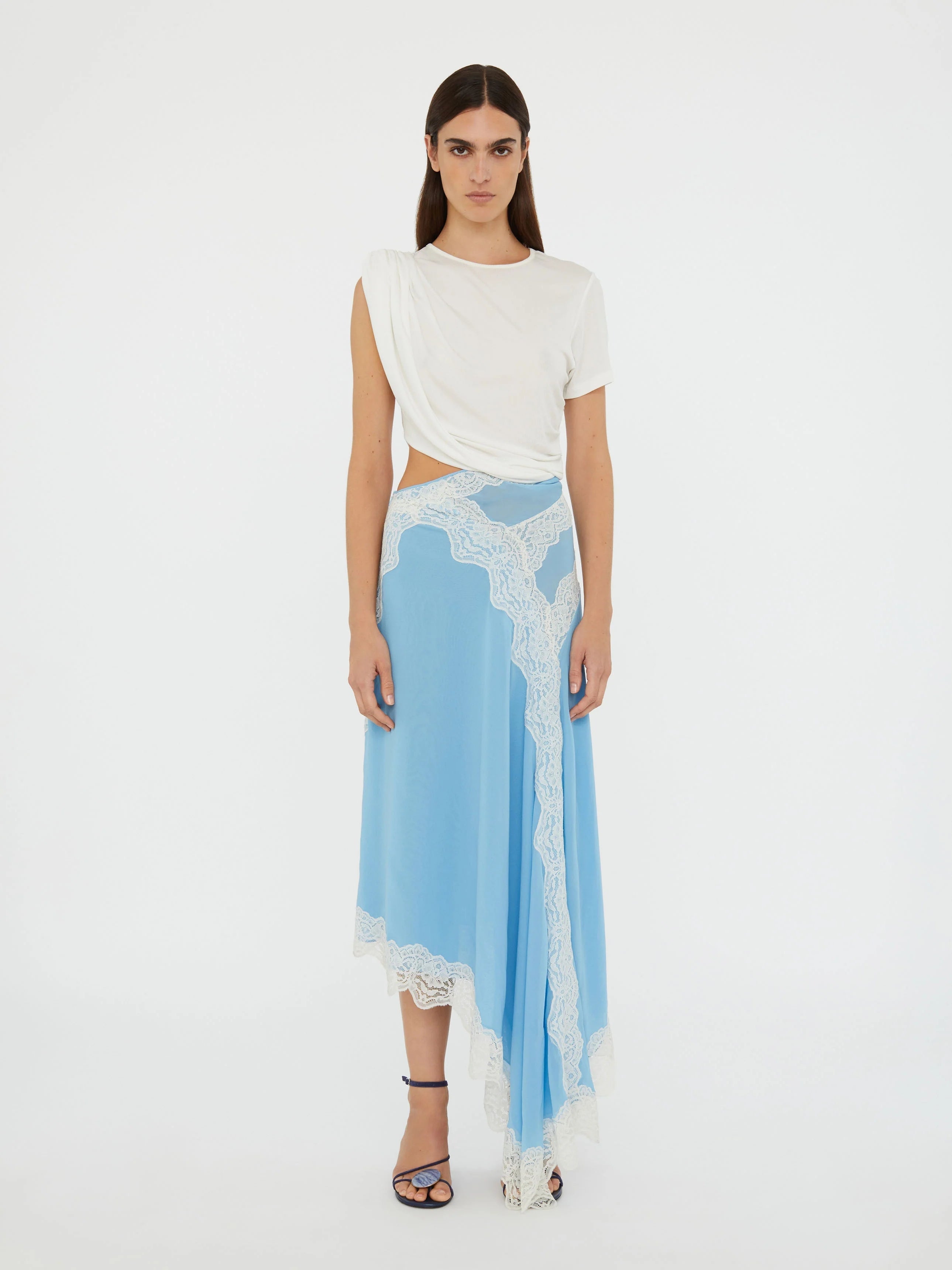 Alice | Φόρεμα midi με στριφτή λεπτομέρεια τύπου μπλούζας