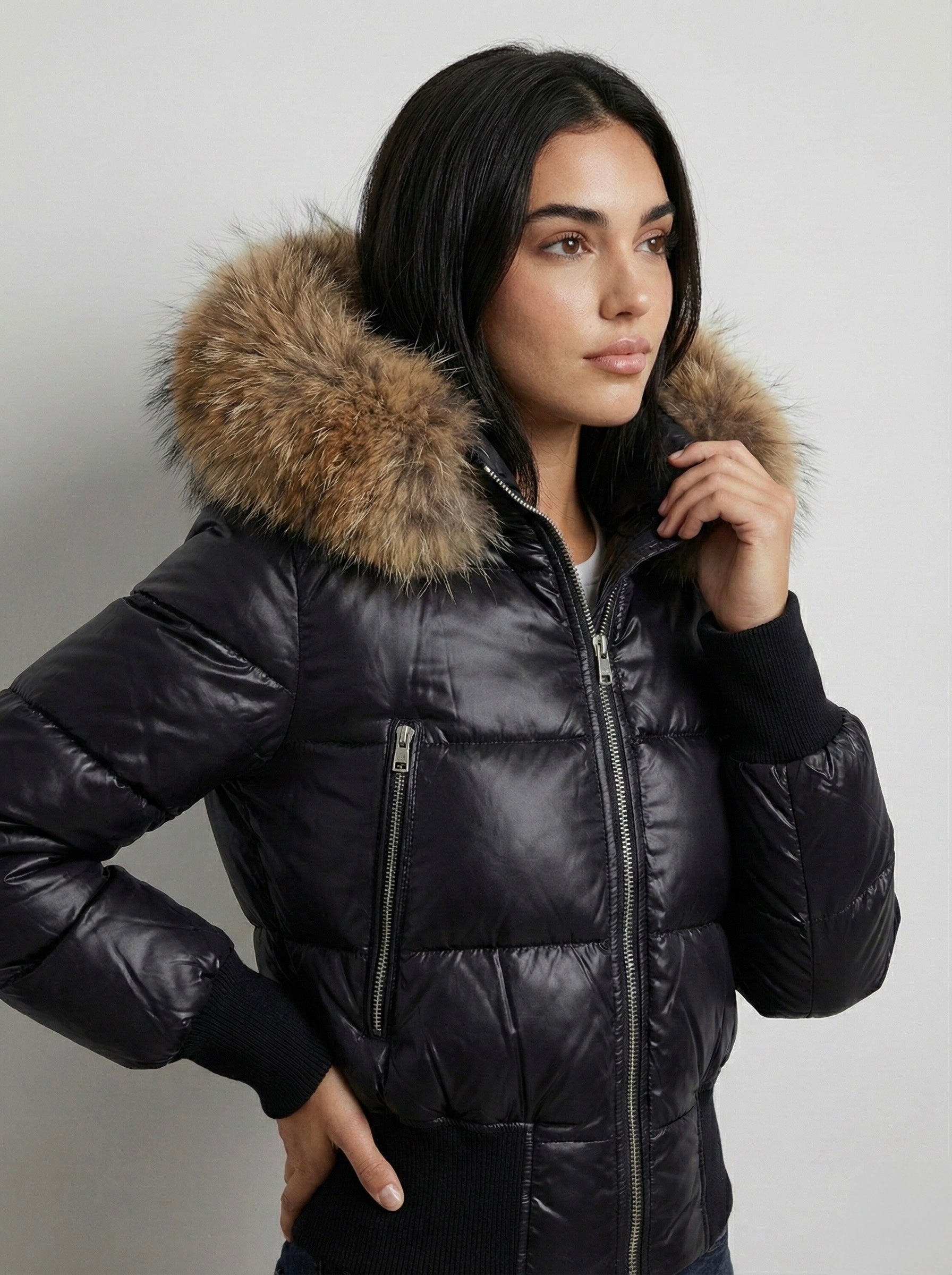 Savoy | Τζάκετ Puffer με Κουκούλα και Τεχνητή Γούνα (Faux Fur Hooded Puffer Jacket)