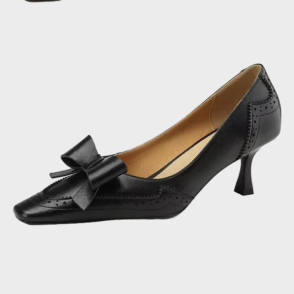 MELENA ΠΕΔΙΛΑ ΜΕ ΦΙΟΓΚΟ (BOW HEELS)