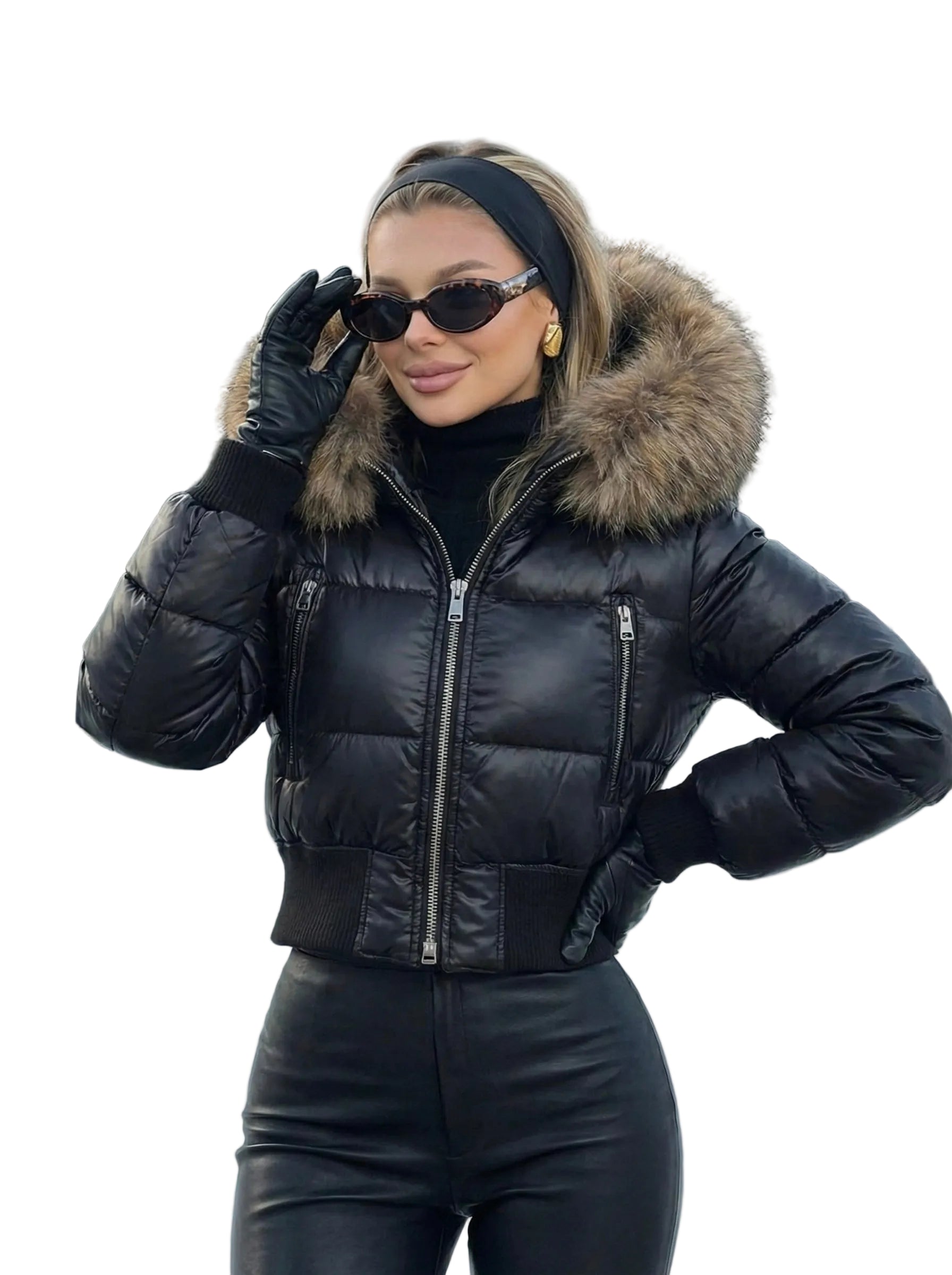 Savoy | Τζάκετ Puffer με Κουκούλα και Τεχνητή Γούνα (Faux Fur Hooded Puffer Jacket)