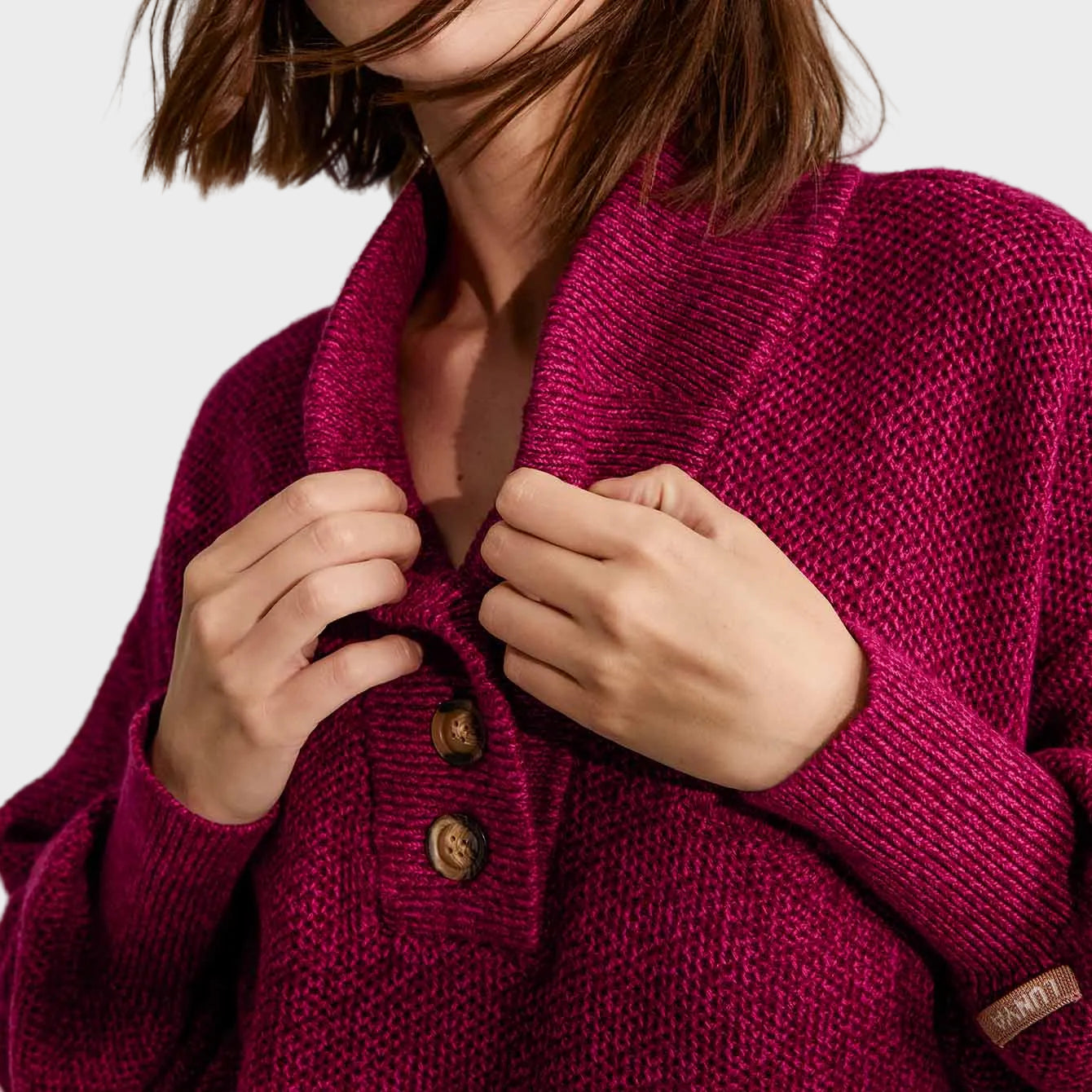Cottonsilk™Μπλούζα Henley με τσέπη