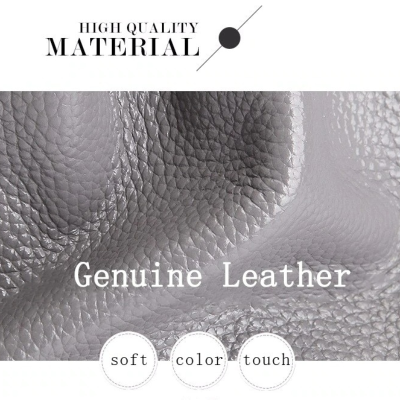 Alana | Τσάντες από Γνήσιο Δέρμα, Πρώτο Στρώμα Δέρματος Βοοειδών με Κοκκώδη Υφή Litchi, Γυναικεία Τσάντα Χειρός