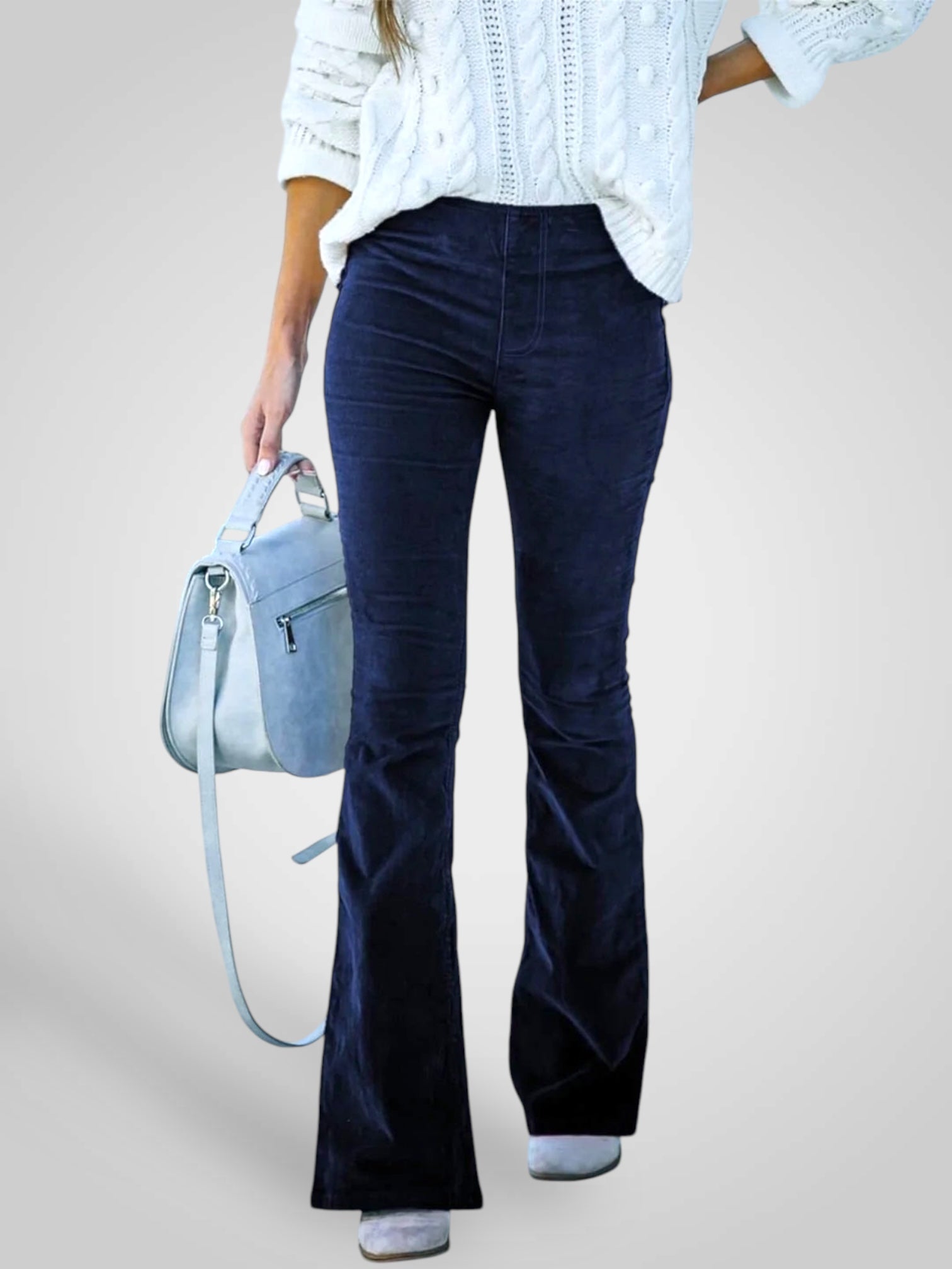 Νέντα | Ψηλόμεσο Flare Παντελόνι - Stretch Fit