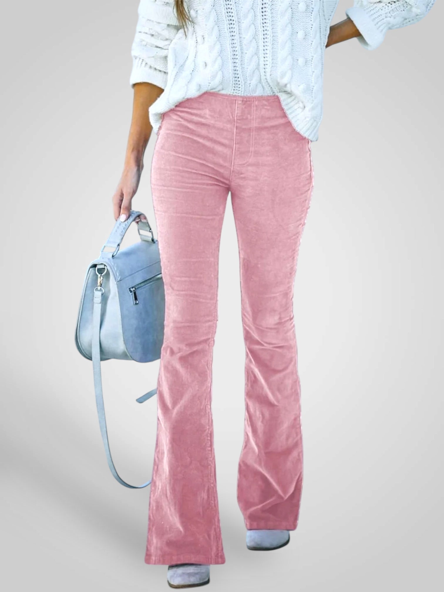 Νέντα | Ψηλόμεσο Flare Παντελόνι - Stretch Fit