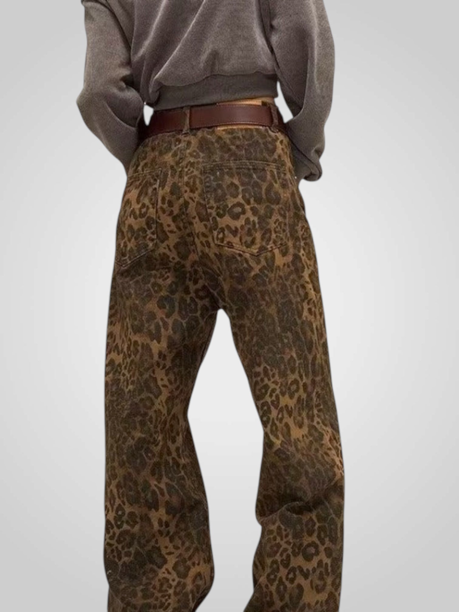 Λεόνι | Γυναικεία Leopard Print Παντελόνι