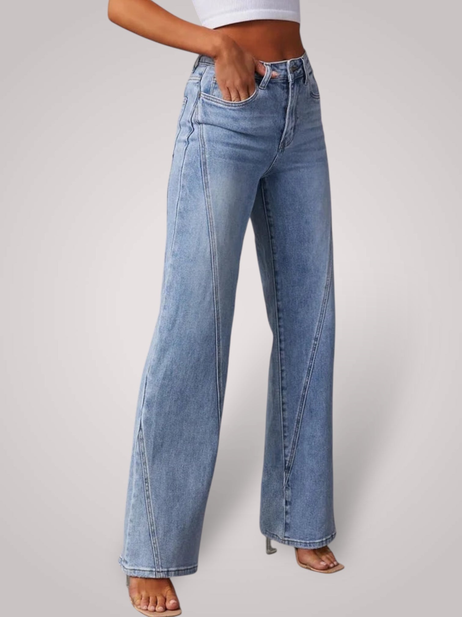 Λόβα | Mid-Rise Φαρδύ Μπατζάκι Jeans