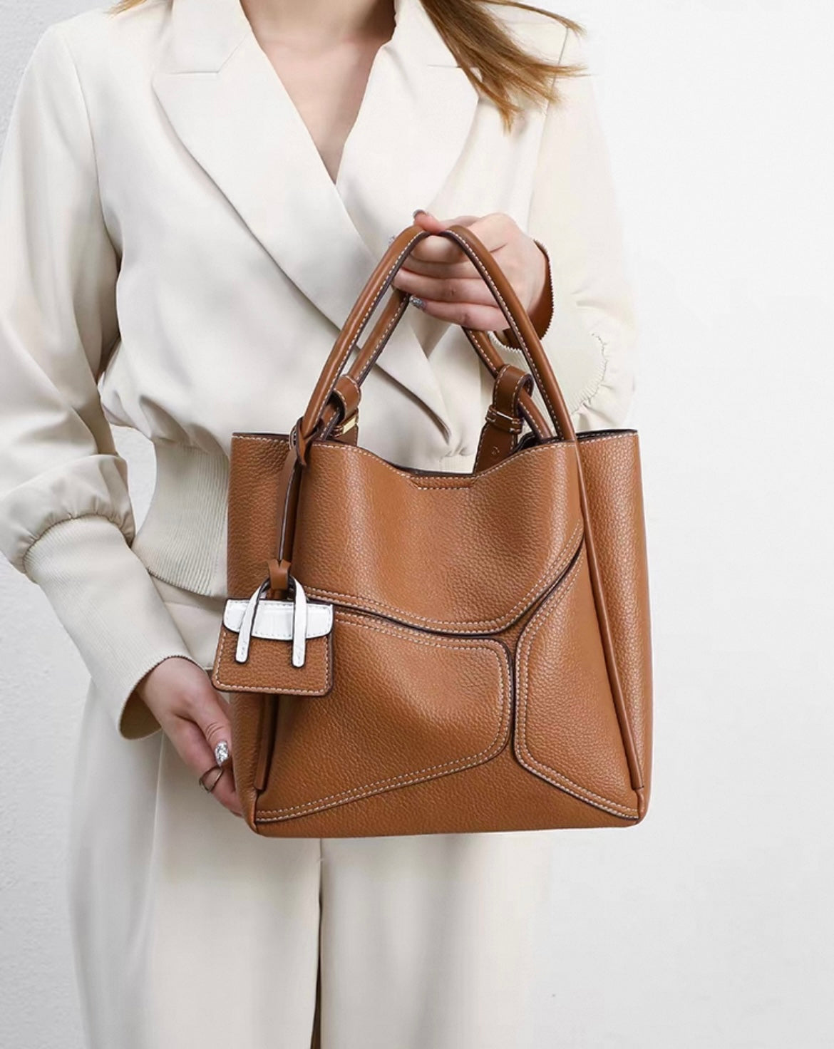 Margarita | Καφέ τσάντα tote
