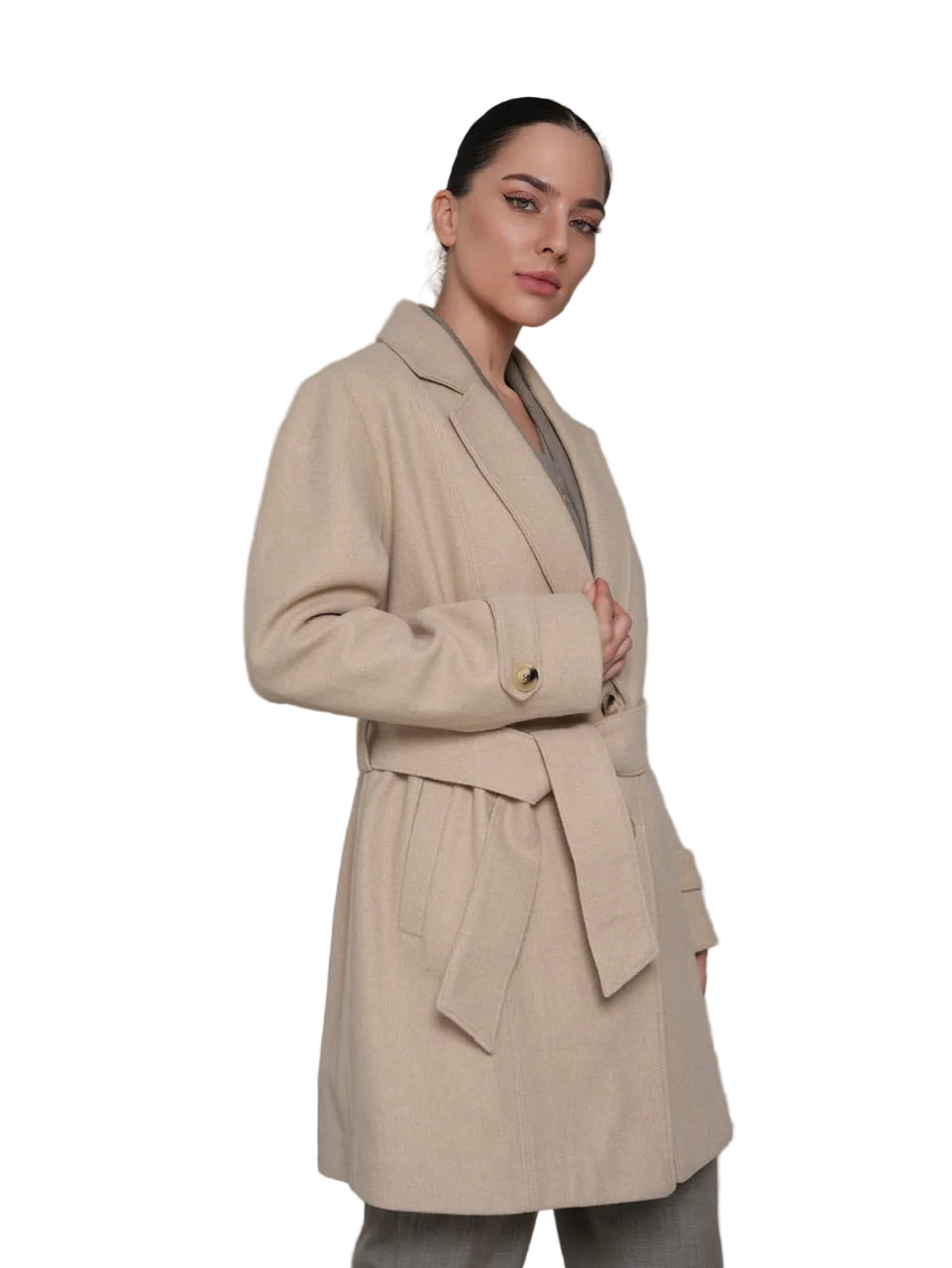 Gwynneth - Παλτό με Ζώνη (TIE BELT COAT)