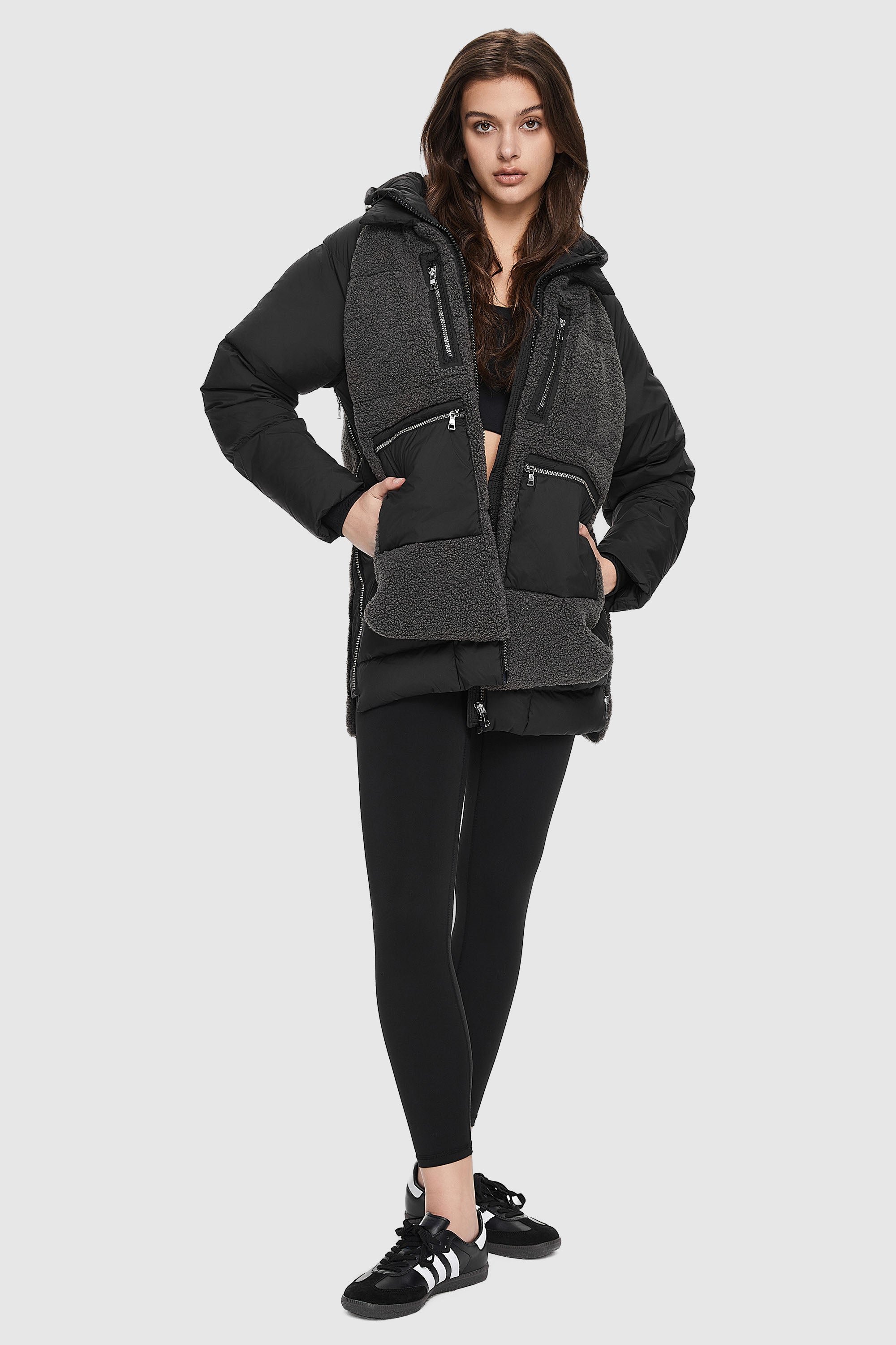 Irene - Φλις πουπουλένιο μπουφάν (Fleece Down Puffer)