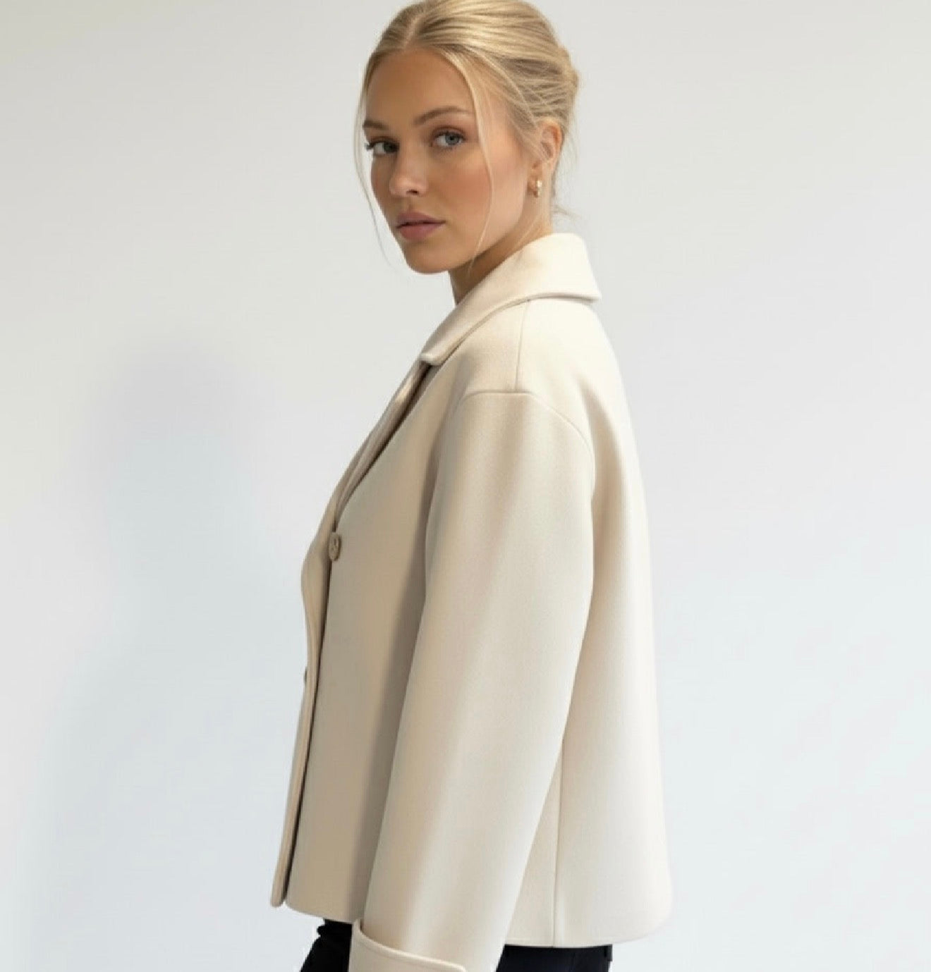 Maya | Σύμμεικτη Σταυρωτή Καμπαρντίνα (Blend Double-Breasted Trench Coat)