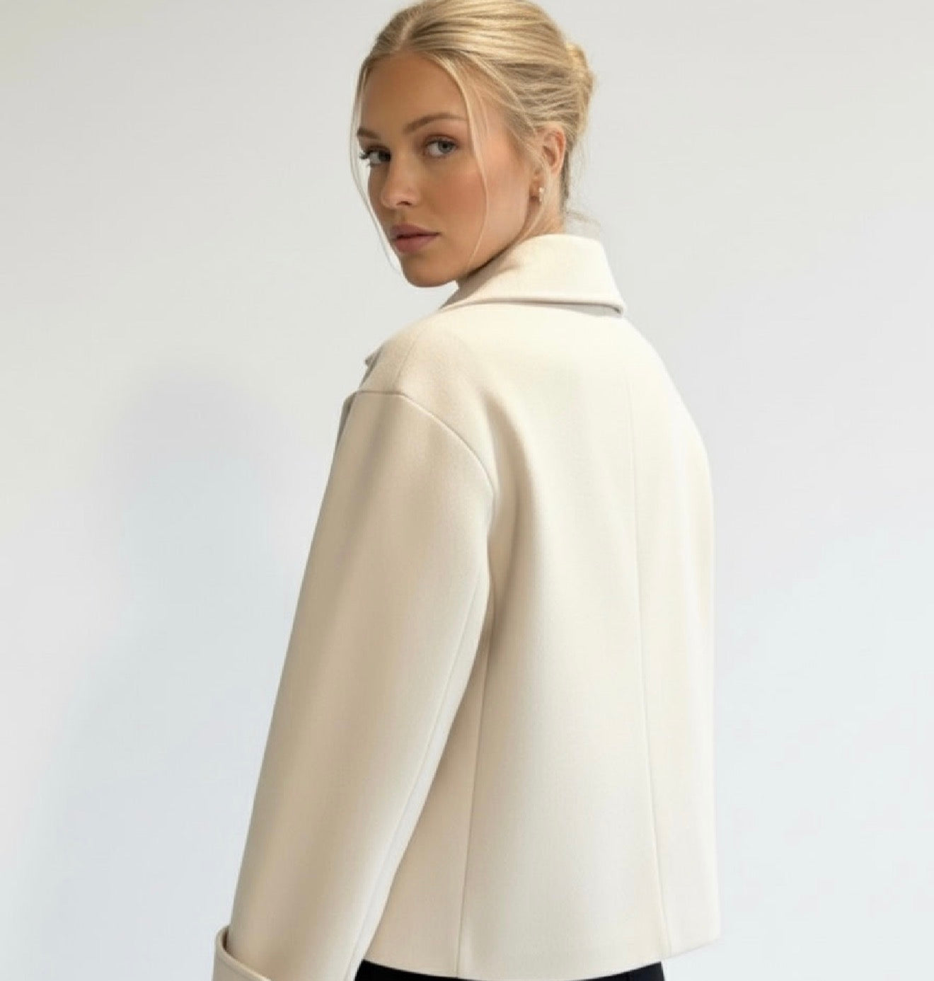 Maya | Σύμμεικτη Σταυρωτή Καμπαρντίνα (Blend Double-Breasted Trench Coat)