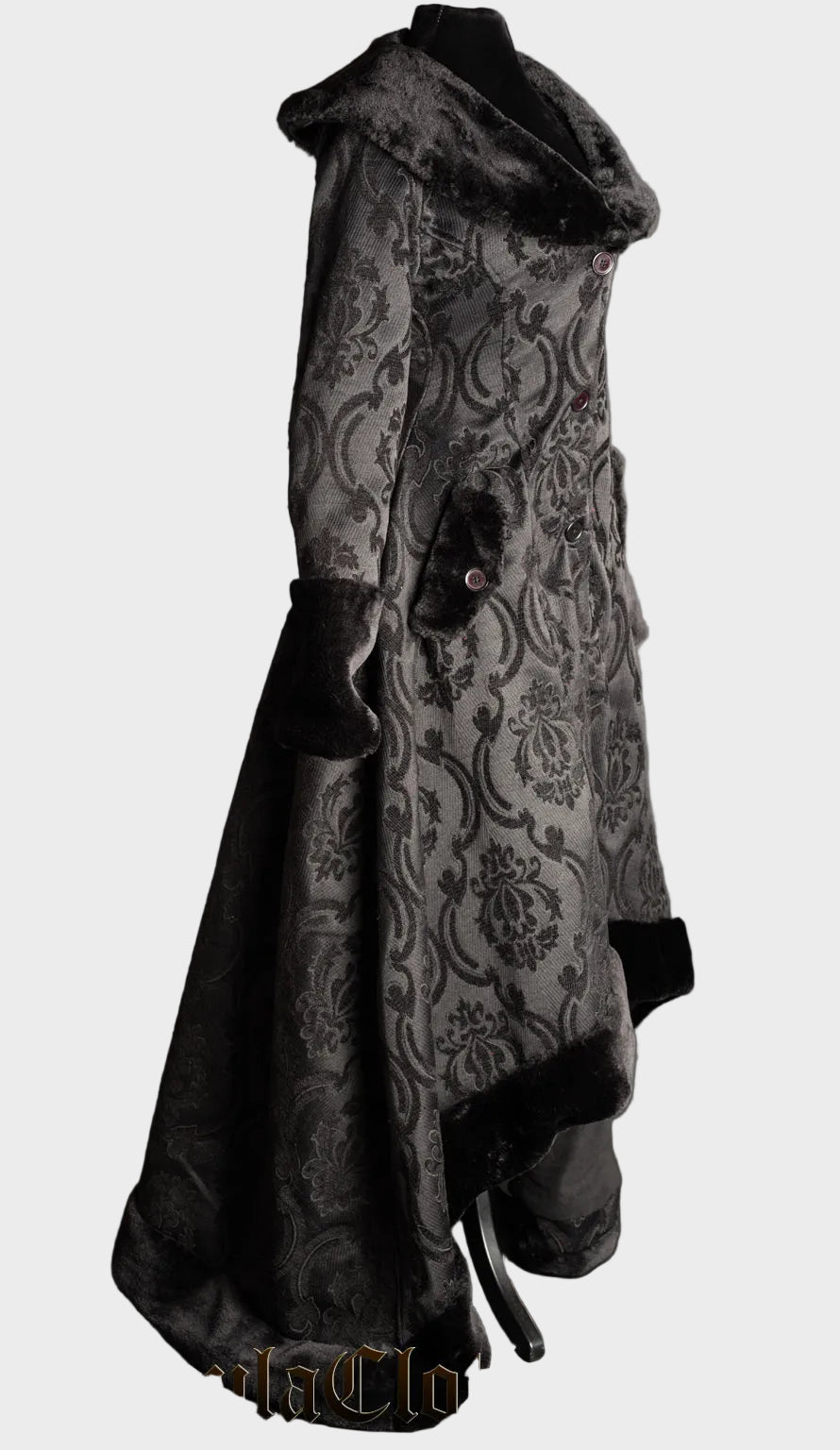Sora | Μαύρο Χειμερινό Παλτό με Τσέπες (Black Pocket Winter Coat)