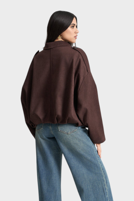 Vita | Σουέντ bomber τζάκετ