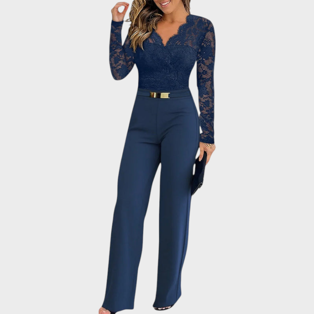 Kylene | Ολόσωμη Φόρμα με Μακριά Μανίκια και Φερμουάρ στην Πλάτη