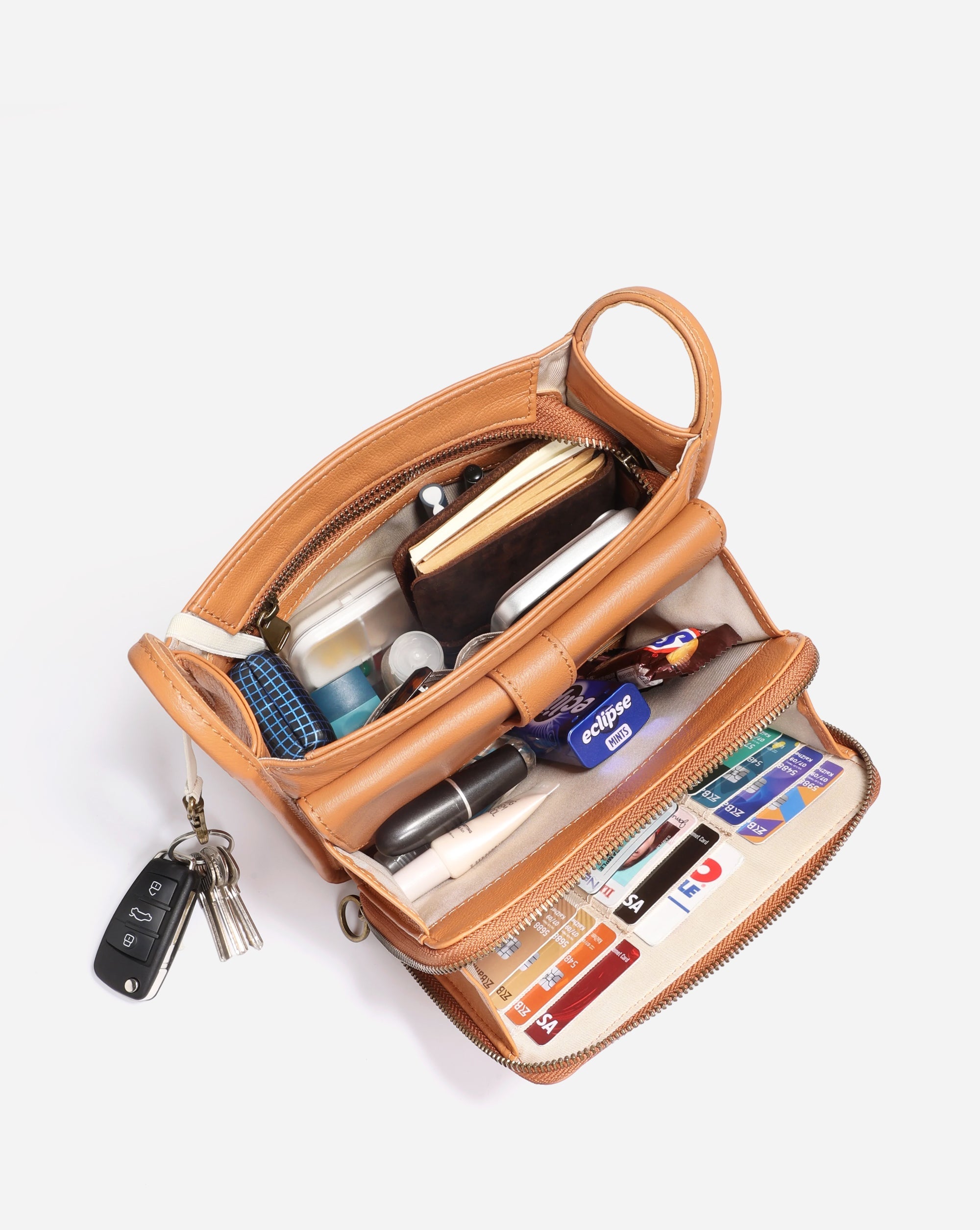 Athena - Μίνι Τσάντα Crossbody / Πορτοφόλι 2.2L με Μοναδικό Σχέδιο (Unique Design Mini Crossbody Bag / Wallet 2.2L)