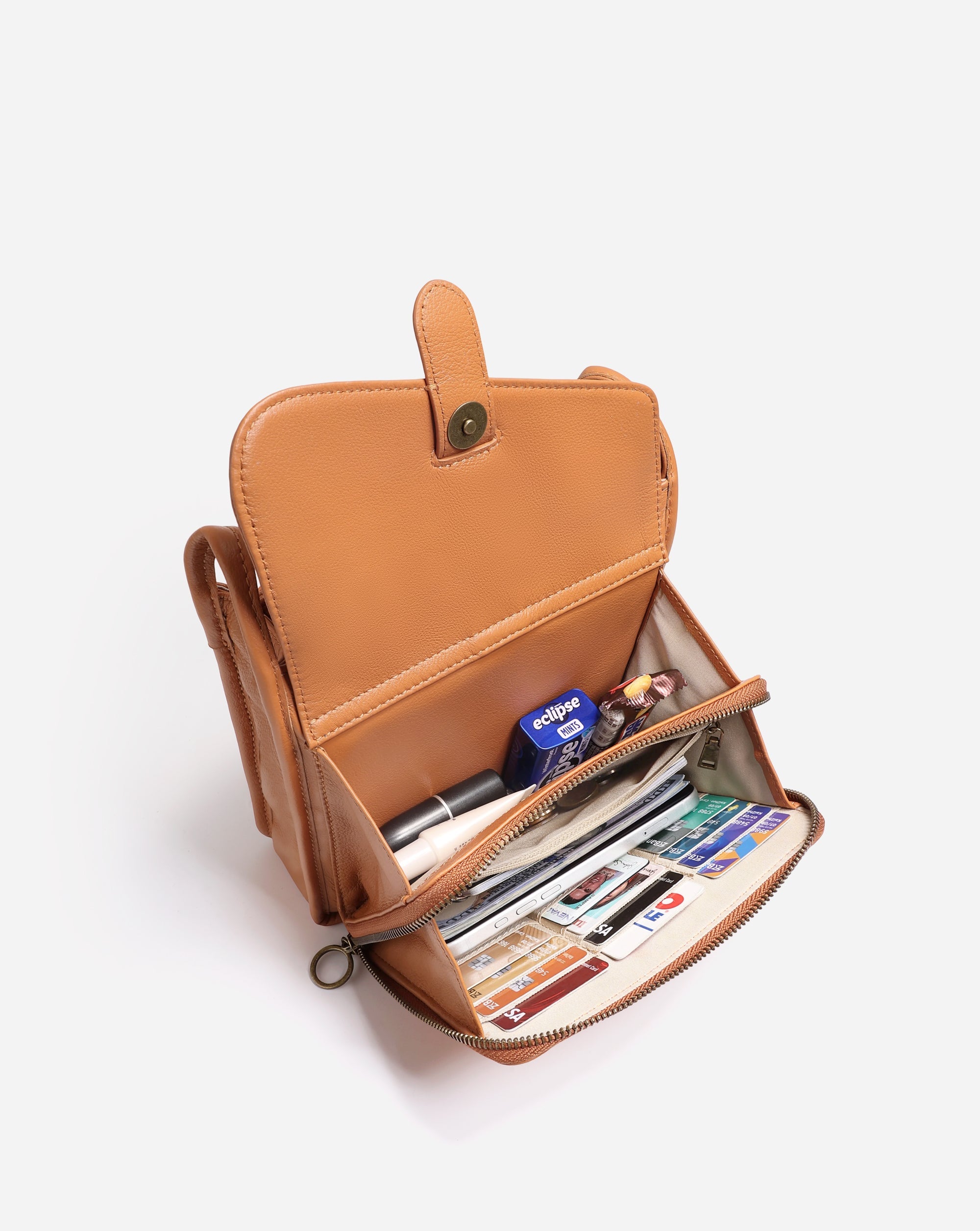 Athena - Μίνι Τσάντα Crossbody / Πορτοφόλι 2.2L με Μοναδικό Σχέδιο (Unique Design Mini Crossbody Bag / Wallet 2.2L)