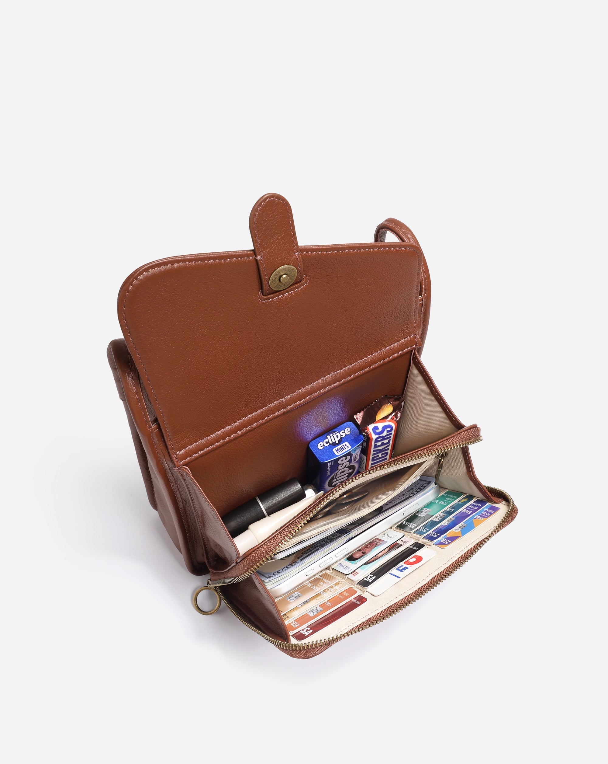 Athena - Μίνι Τσάντα Crossbody / Πορτοφόλι 2.2L με Μοναδικό Σχέδιο (Unique Design Mini Crossbody Bag / Wallet 2.2L)