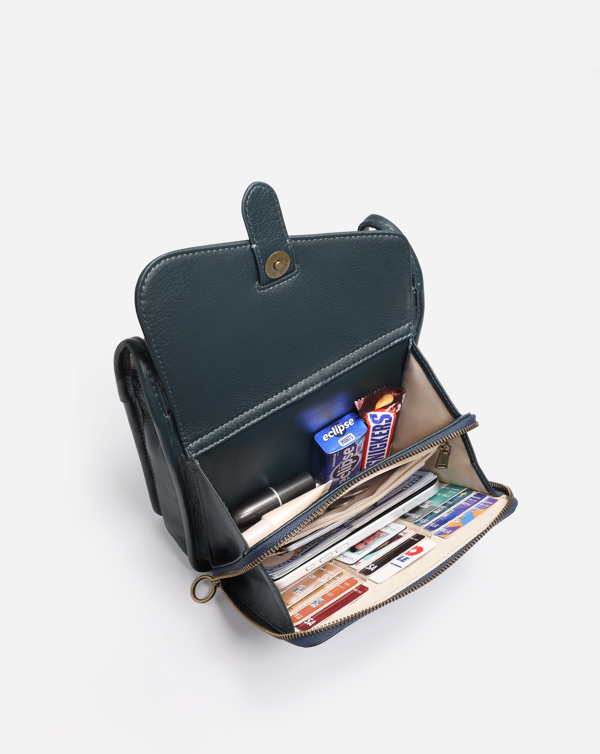 Athena - Μίνι Τσάντα Crossbody / Πορτοφόλι 2.2L με Μοναδικό Σχέδιο (Unique Design Mini Crossbody Bag / Wallet 2.2L)