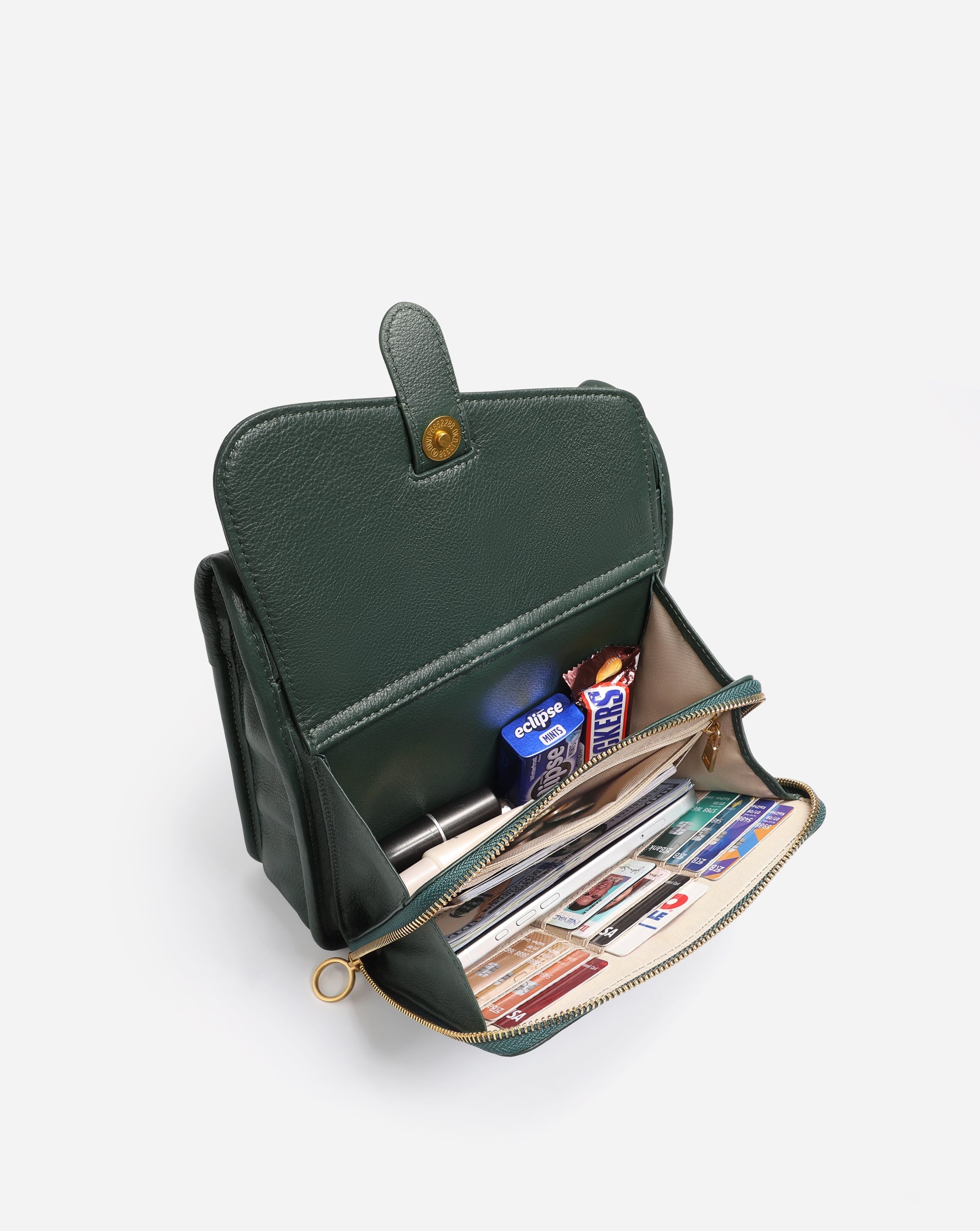 Athena - Μίνι Τσάντα Crossbody / Πορτοφόλι 2.2L με Μοναδικό Σχέδιο (Unique Design Mini Crossbody Bag / Wallet 2.2L)