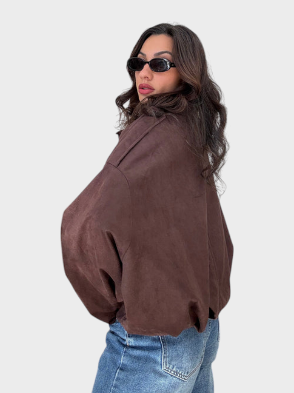 Vita | Σουέντ bomber τζάκετ