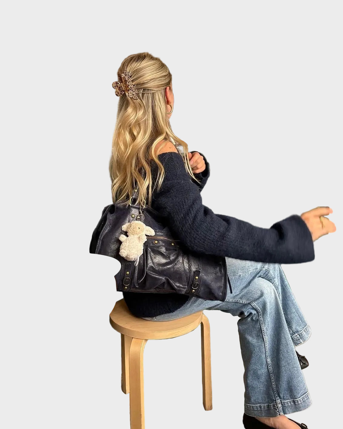 FC5-Τσάντα "It Girl" σε Σκούρο Μπλε (It Girl Bag Navy)