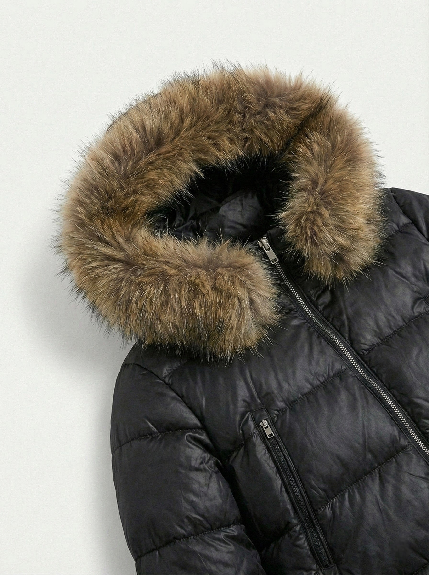 Savoy | Τζάκετ Puffer με Κουκούλα και Τεχνητή Γούνα (Faux Fur Hooded Puffer Jacket)