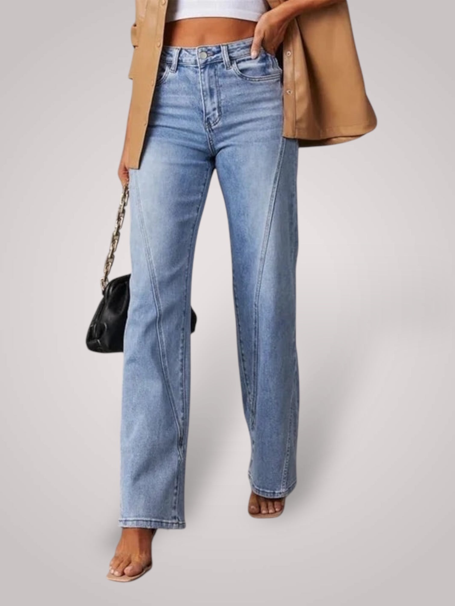 Λόβα | Mid-Rise Φαρδύ Μπατζάκι Jeans