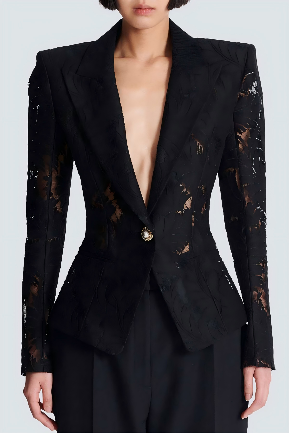 Kinan - Μονόπετο Σακάκι Blazer από Δαντέλα (Single Breasted Lace Blazer)