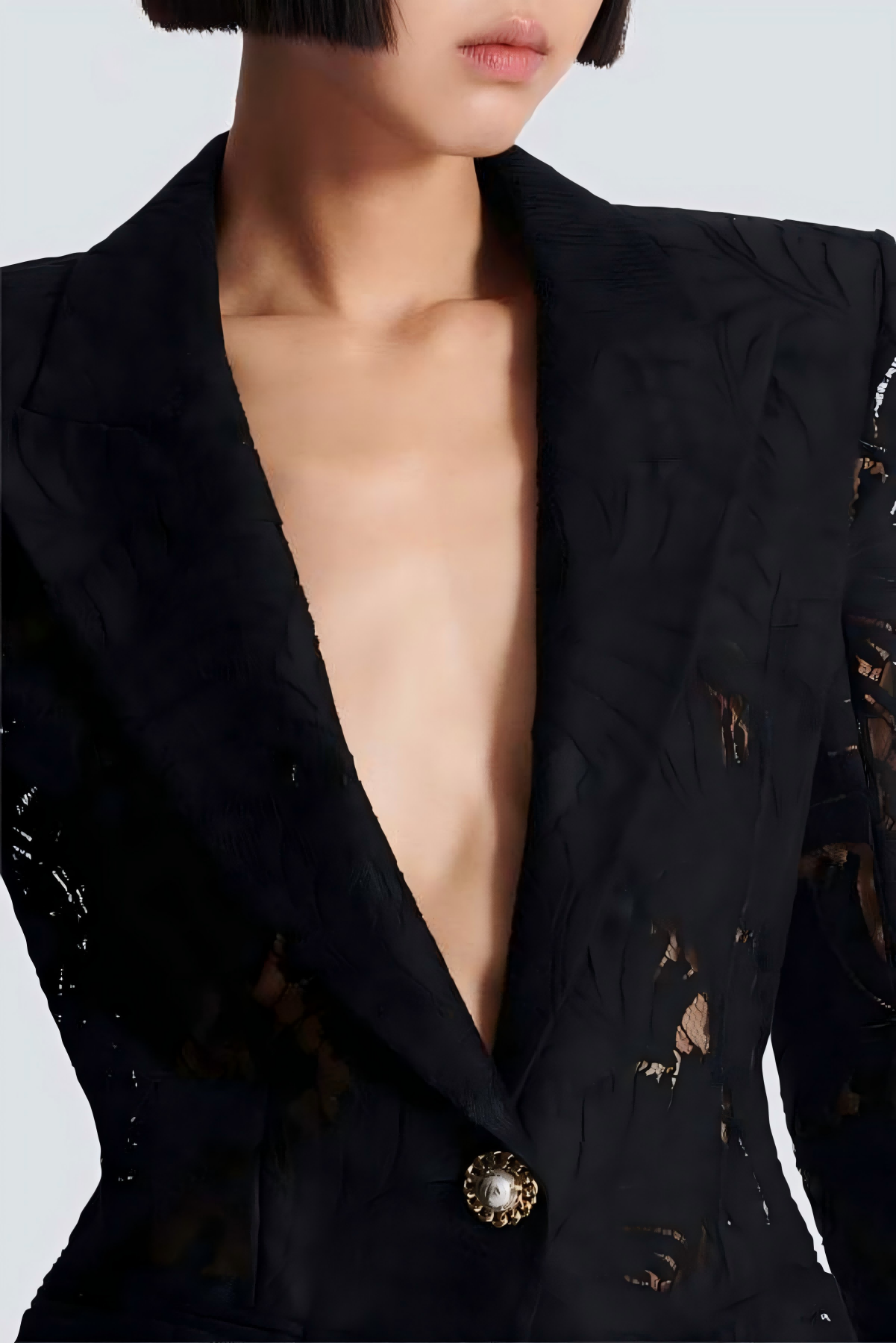 Kinan - Μονόπετο Σακάκι Blazer από Δαντέλα (Single Breasted Lace Blazer)