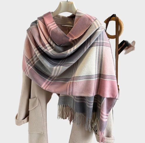 Aveline | Πολυτελές Καρό Σκ scarf