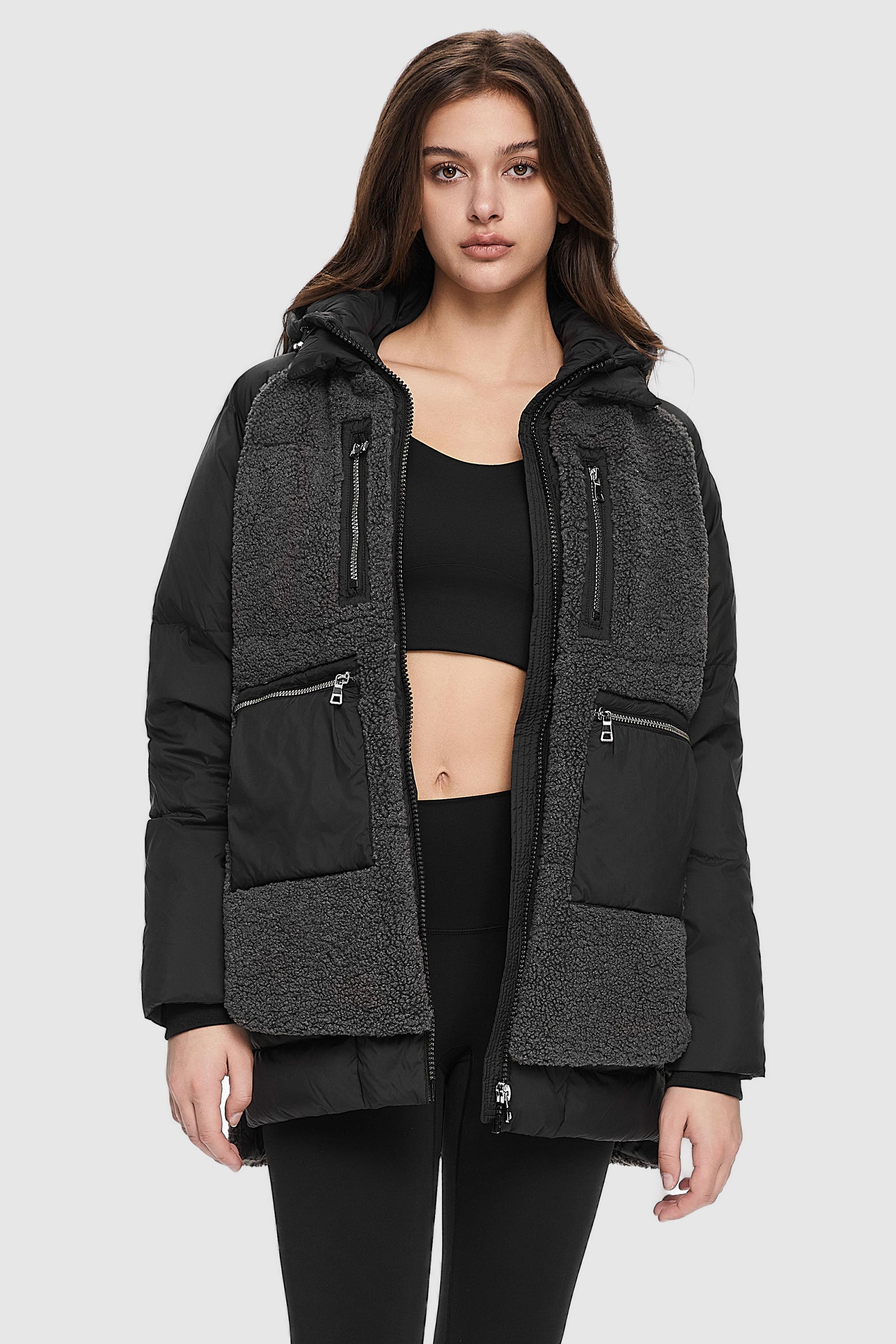 Irene - Φλις πουπουλένιο μπουφάν (Fleece Down Puffer)