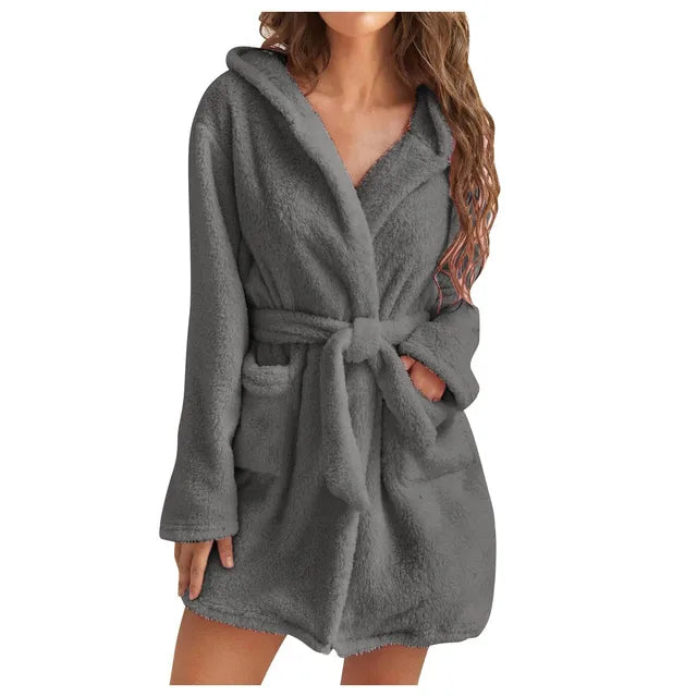 Siena - Μπουρνούζι με Κουκούλα (Hooded Bathrobe)