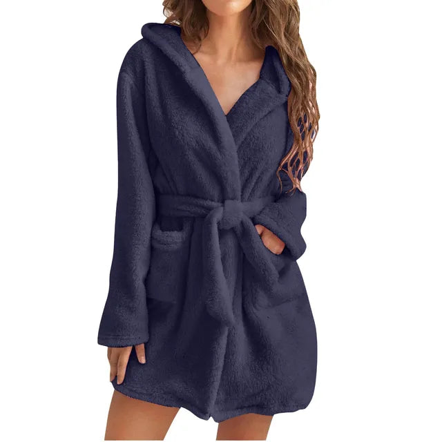 Siena - Μπουρνούζι με Κουκούλα (Hooded Bathrobe)