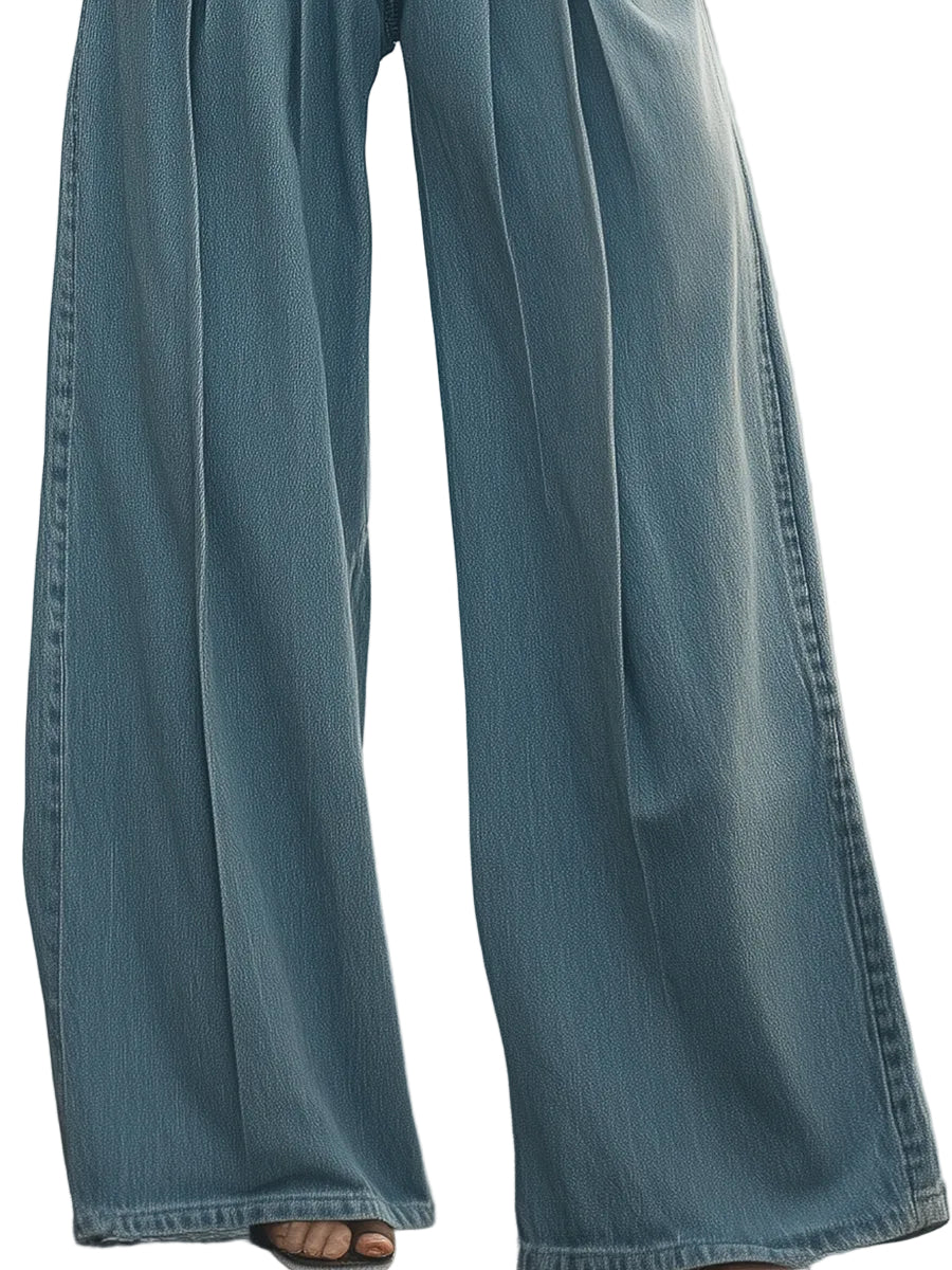 Rebecca - Vintage Φαρδύ Τζιν Παντελόνι (Vintage Wide-Leg Denim Trousers)