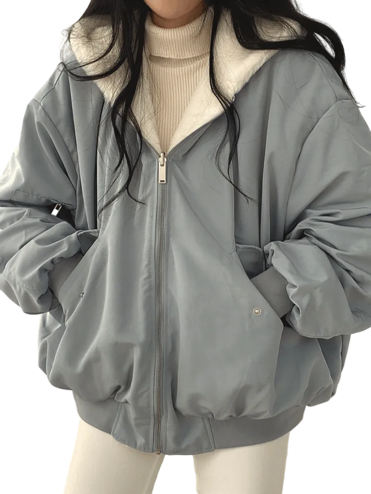 Napoli - Oversized Ζακέτα με Φερμουάρ (Oversized Zip Jacket)