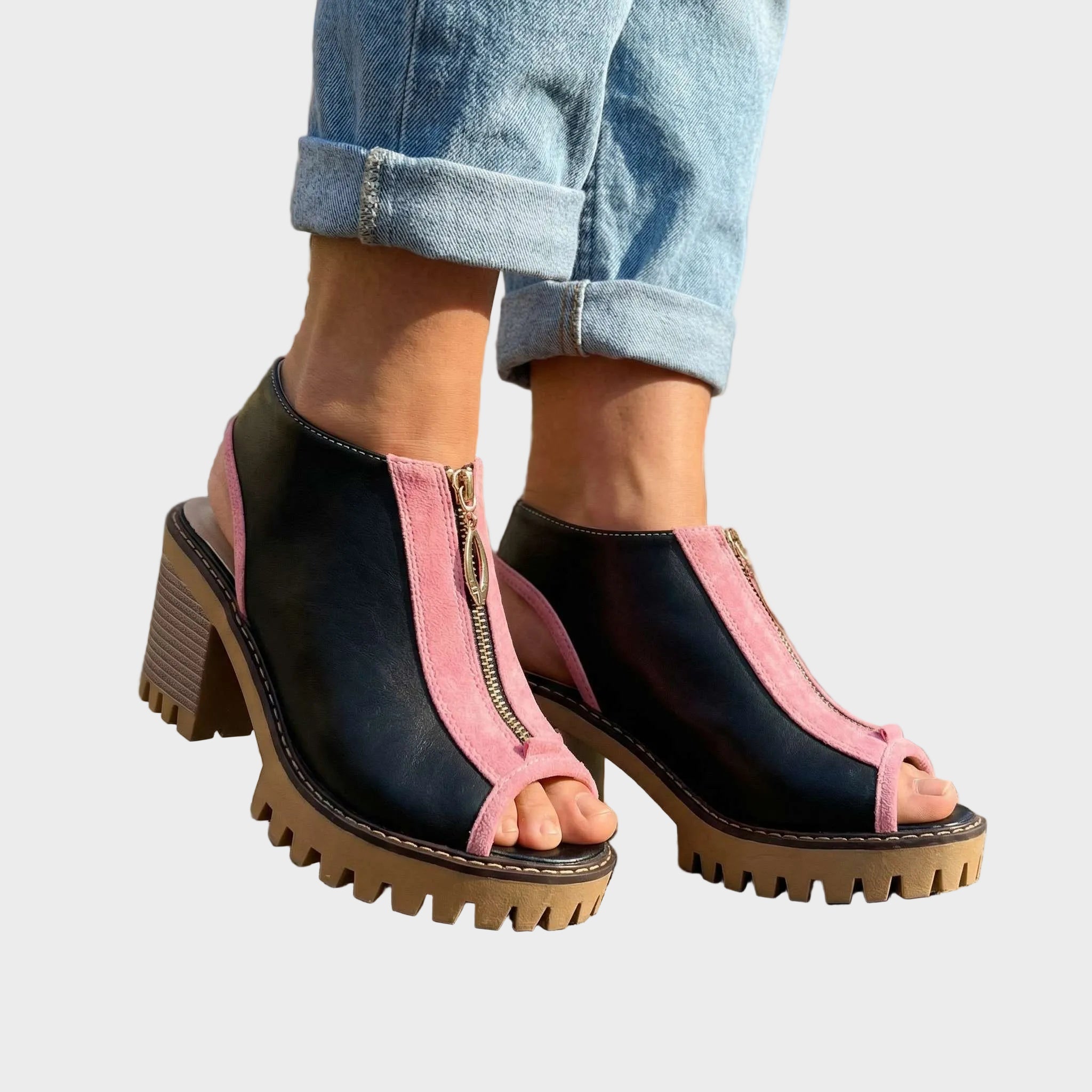 Larissa Ψηλοτάκουνα με Φερμουάρ (Zipper Heels)