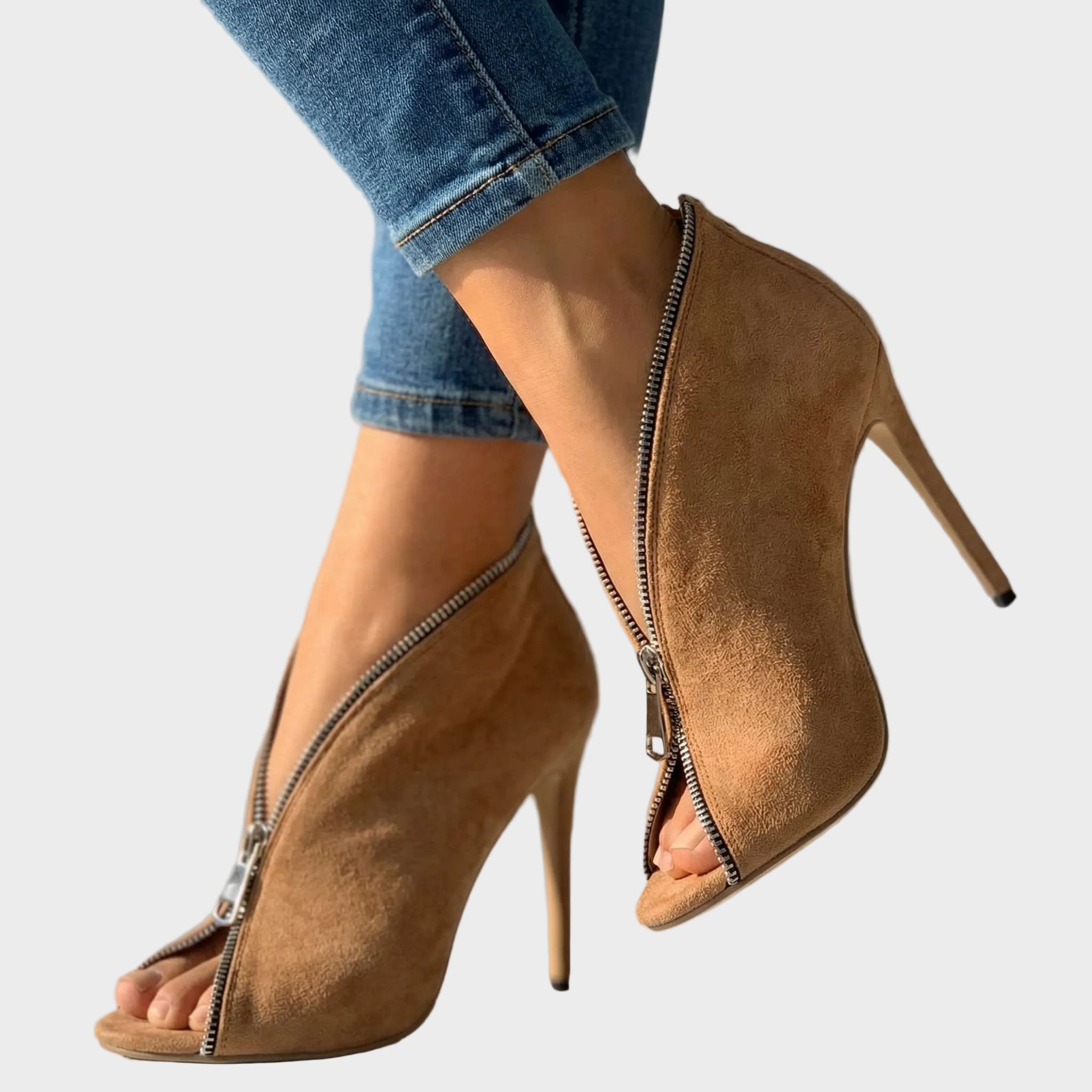 Scarlett Πέδιλα με Φερμουάρ (Zipper Heels)